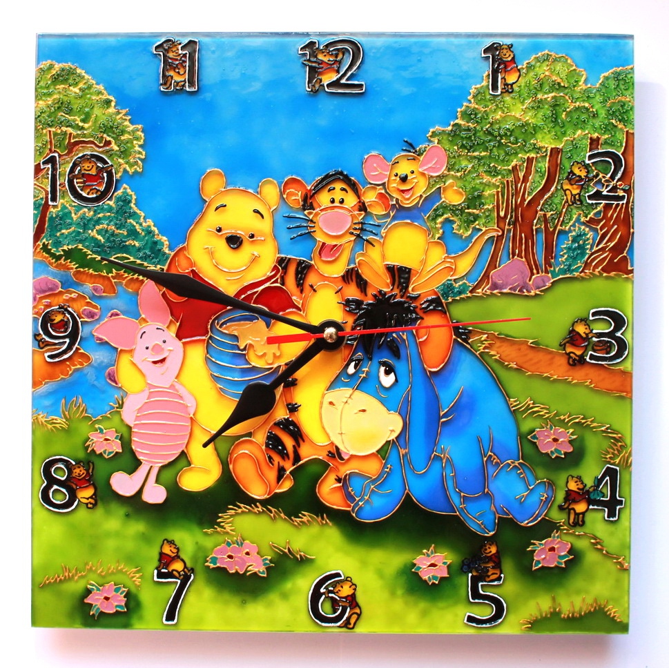 Часы настенные "Винни Пух" (25 х 25) (1) - 12 Часы настенные "Винни Пух" (25 х 25) (1) - 12