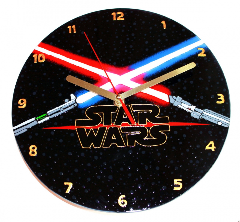 Wall clock “Star Wars” (d=25) (1)