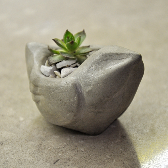 Betonvase „Vogel“ (1) - 506 Betonvase „Vogel“ (1) - 506