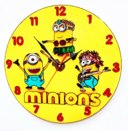 Wall clock “Minions” (d=25) (1)