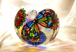 Vase-Kerzenhalter “Schmetterling” (1)